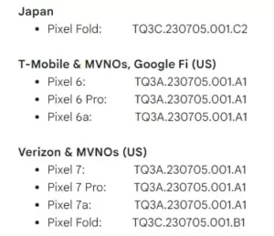 Google Pixel software updates News 2023: Tracker