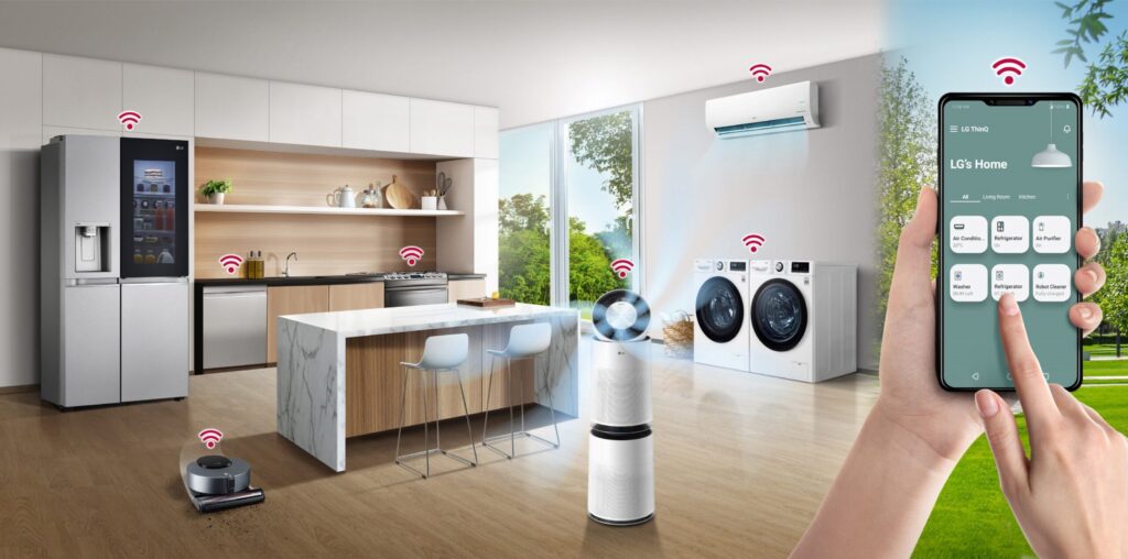 LG and Samsung's apps will allow you to operate each other's household appliances