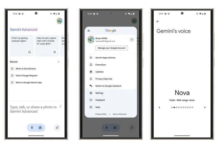 Gemini AI app on your Android phone