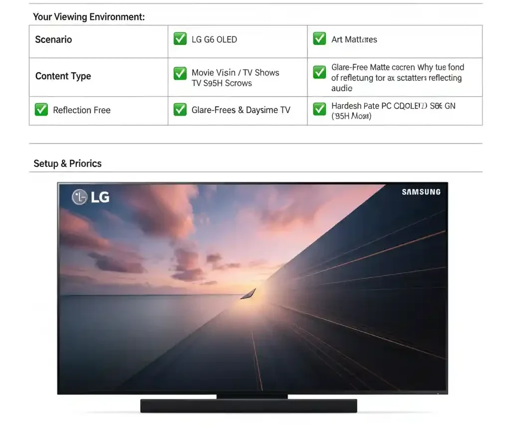 The Ultimate 2026 TV Battle:LG G6 OLED vs Samsung S95H 4 with its display=The Ultimate 2026 TV BattleLG G6 OLED vs Samsung S95H