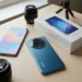 A white and blue color mobile box packed-Vivo new smartphone launch in 2026