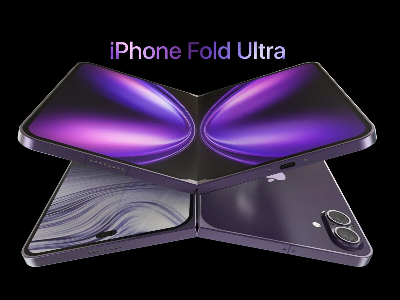 Is a 5,700mAh Battery Enough to Justify the iPhone Fold ‘Ultra’s’ $2,299 Price? 2 Dual Screen Phone in Purple color -Is a 5,700mAh Battery Enough to Justify the iPhone Fold ‘Ultra’s’ $2,299 Price?