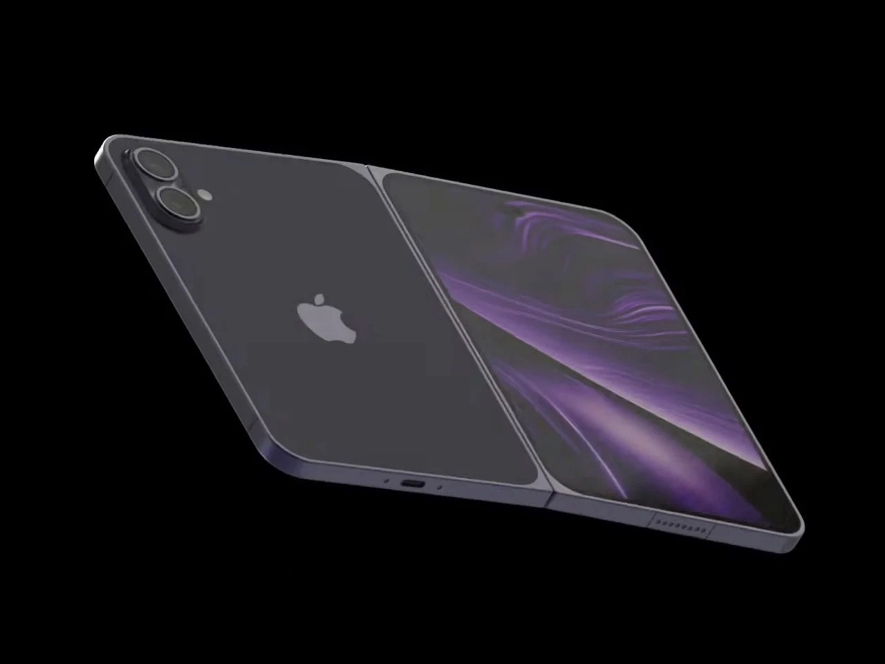 Is a 5,700mAh Battery Enough to Justify the iPhone Fold ‘Ultra’s’ $2,299 Price? 4 Dual Screen Phone in Purple color-Is a 5,700mAh Battery Enough to Justify the iPhone Fold ‘Ultra’s’ $2,299 Price?