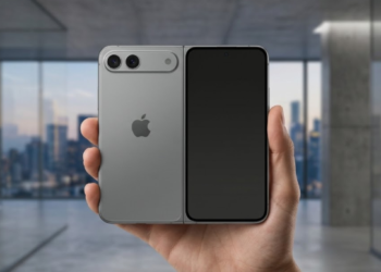 Hand holding a foldable iPhone-iPhone18 Fold Delay & Secret iPhone 18 Plus Leak: Apple's New 2026 Strategy