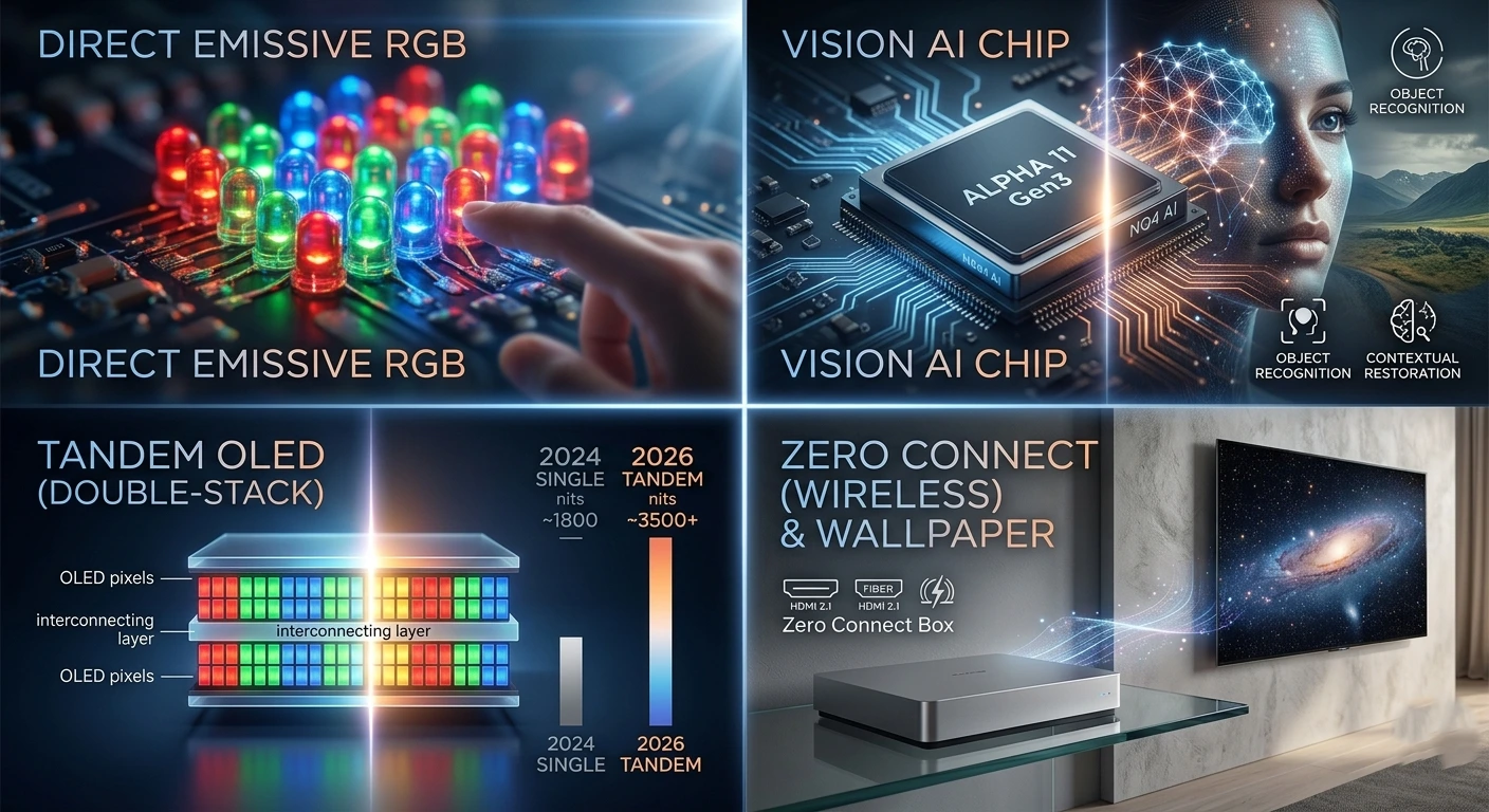 Exciting Innovations in 2026 TV TECH Await You! 3 Display, Processor impac-TV TECH Innovations You Can't Miss in 2026!