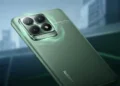 A smartphone in green color-Xiaomi 17T Series Leak: 7,000mAh Battery & Dimensity 9500 Specs Revealed