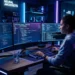 Best AI Coding Tools 2026: Write, Build, and Ship Code Faster 6 A futuristic developer workspace at night, multiple holographic screens showing AI-generated code, glowing blue and cyan neon lights, dark moody background, ultra-realistic, cinematic 8K quality, tech magazine cover style-Best AI Coding Tools in 2026: Write, Build, and Ship Code Faster