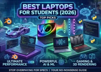 blog cover image -Best Laptops for Students (2026) Top Picks for AI, ML, and Gaming