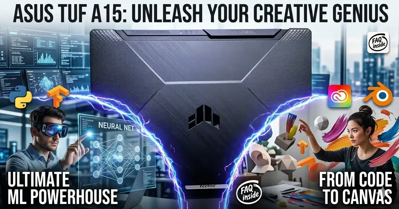 laptopn image -How the ASUS TUF A15 is the Ultimate Budget-Friendly Powerhouse for AI Engineers and Creators