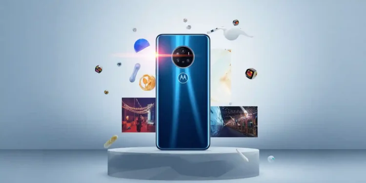 one blue color smartphone display screen-Why Moto Edge 60 Fusion Is Worthy for Camera-Buying Guide
