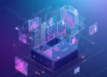 AI image generator-Blog cover image showing futuristic AI technology and image generation concept, holographic interface displaying various AI-generated images floating in space, digital art style, vibrant blue and purp