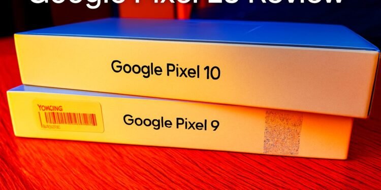 Google Pixel 10 review: should you buy it in India?-two phone boxes at table