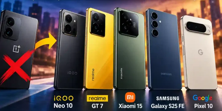 Showing best phone while one plaus shut his business-Switching from OnePlus? 5 Best OnePlus Alternatives